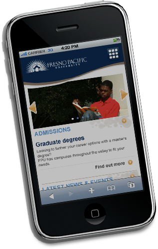 FPU mobile site